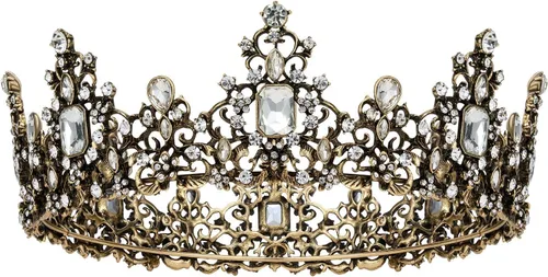 Vista 13 de SWEETV Queen Crown, Princess Crowns for Women, Baroque Tiaras for Women 0. Multicolor