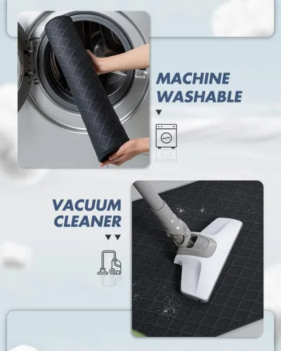Vista 7 de AMOAMI Alfombra de Baño, Alfombra Ultra Delgada para Baño, Alfombras de Baño con Respaldo de Goma Antideslizantes para Baño, Alfombra de Baño