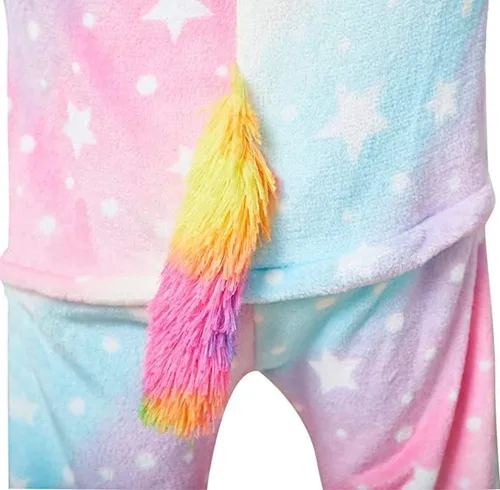 Vista 4 de Pijama de unicornio para niños, disfraz de Halloween