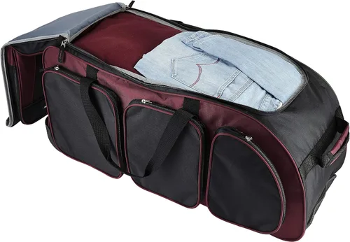 Vista 3 de Travelers Club Xpedition 30 Inch Multi-Pocket Upright Rolling Duffel Bag