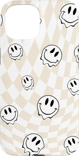 Vista 6 de Retro Swirl - Carcasa para iPhone 17, diseño de cara sonriente feliz