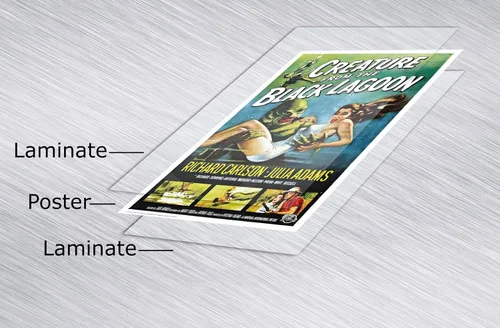 Vista 5 de Creature From The Black Lagoon - Movie Poster (Regular Style) (Size: 24" x 36") (Laminated Poster)