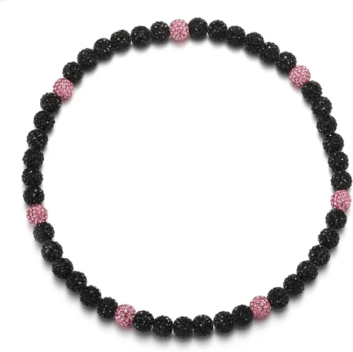 Vista 28 de Collar de Cadena de Béisbol con Perlas para Hombres, Regalos de Collar de Béisbol de la Colección Bling Ice para Niños, Collar de Accesorios