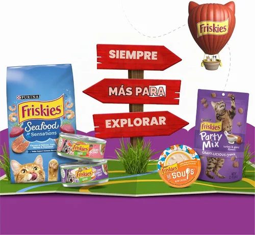 Vista 10 de Friskies Purina Lil' Shakes Topper, pollo atractivo, (16) bolsas de 1.55 onzas