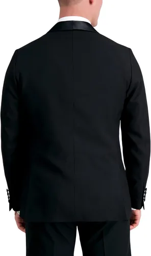 Vista 2 de Haggar Chaqueta de esmoquin Comfort Premium para hombre, ajuste a medida y ajuste delgado