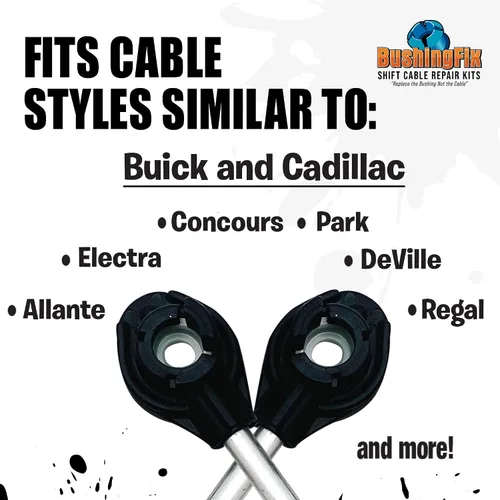 Vista 5 de BushingFix GI1KIT Kit de reparación de bujes de cable de cambio de transmisión automática, kit de reparación de transmisión para buje de cambio