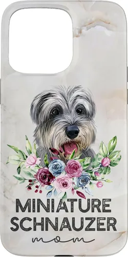 Vista 31 de Miniature Schnauzer Gifts Dog Mom Mini Schnauzer Case for iPhone 17