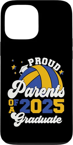 Vista 23 de iPhone 16 Parents of a 2025 Graduate Senior Graduation Volleyball Case