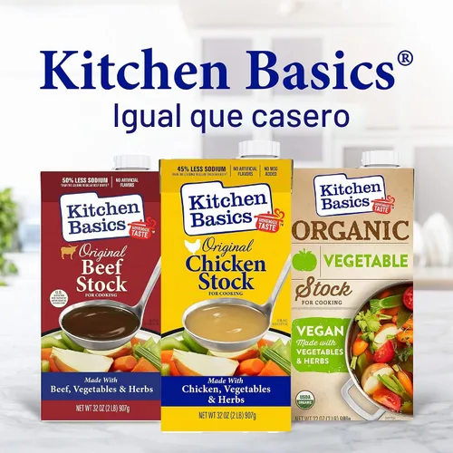 Vista 6 de Kitchen Basics® Caldo de Vegetales Orgánico, 32 oz. Cartón