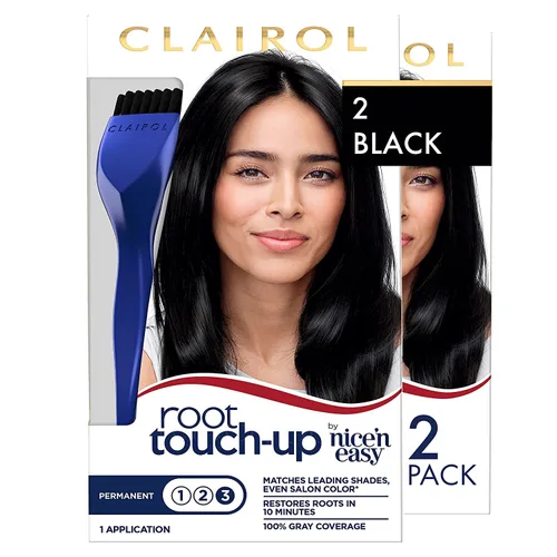 Vista 53 de Clairol Root Touch-Up de Nice'n Easy Tinte Permanente para el Cabello, 10 Rubio Extra Claro, Paquete de 1