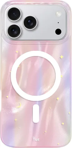 Vista 58 de LONLI Hue - para iPhone 15 Pro Max [Compatible con Magsafe] - Funda de teléfono floral dorada - [Amortiguador de 360°] - Funda de teléfono linda