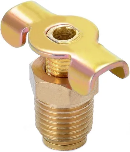 Vista 7 de Joywayus Válvula de drenaje de latón de 1/2 pulgada macho válvula de alivio de presión tanque de drenaje válvula de seguridad con anillo de tracción
