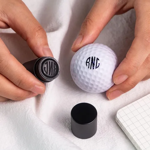 Vista 5 de STAMTECH Sello de pelota de golf personalizado: añade un toque personal a tu juego de golf con sello de pelota de golf reutilizable personalizado