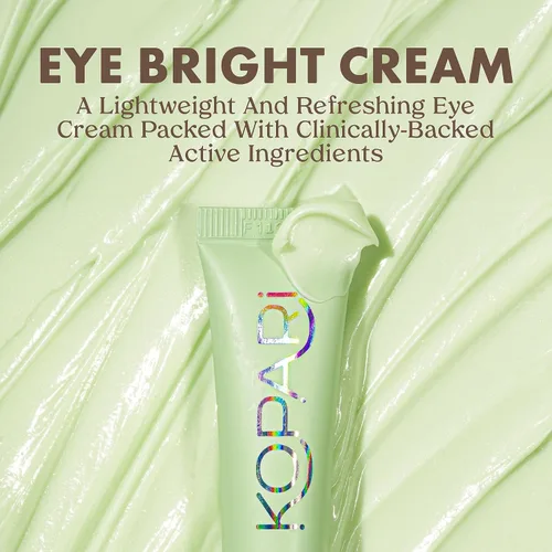 Vista 2 de Kopari Crema brillante para ojos de niacinamida y cafeína, desvanece las ojeras y reduce la hinchazón, aprieta y suaviza la apariencia