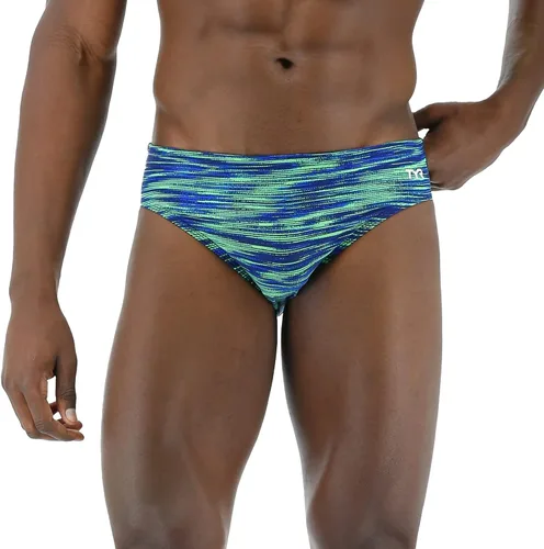 Vista 42 de TYR Men's Durafast Elite Racer Brief Swimsuit Negro