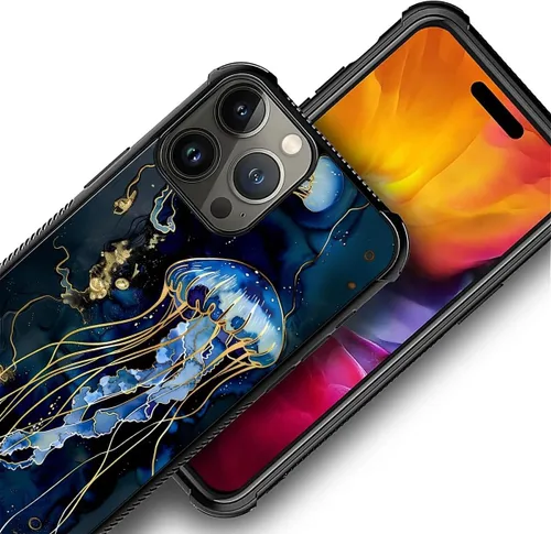 Vista 303 de Funda compatible con iPhone 15, diseño de elefantes africanos, diseño increíble a prueba de golpes, antiarañazos, carcasa trasera de policarbonato