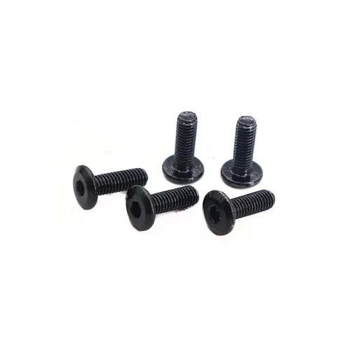 Vista 6 de 20pcs M6 x 0.787 in Remache Negro Avellanado Socket Cap Allen Tornillos Remache Tornillos Muebles Conexión 304 Acero Inoxidable