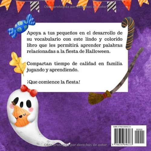 Vista 2 de Mi Primer Halloween Libros En Español Para Bebés. Aprende Nuevas Palabras (Spanish Edition)