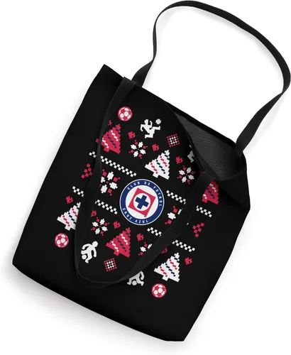 Vista 2 de Cruz Azul - Bolso tote de Navidad