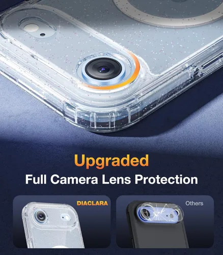 Vista 198 de DIACLARA - Funda transparente compatible con iPhone XR 6.1 pulgadas 2018