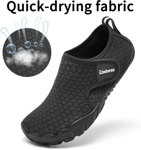 Vista 3 de Limberun Zapatos de agua para niños y niñas, zapatos de natación para niños, zapatos de playa para niños