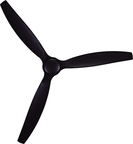 Vista 6 de Lucci Air 210508010 Akmani DC Ventilador de techo, negro Akmani - Ventilador CC de 60 pulgadas, color negro con cuchillas de madera negra