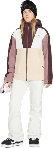 Vista 4 de Volcom Rossland - Chaqueta con capucha para mujer con aislamiento para snowboard y esquí