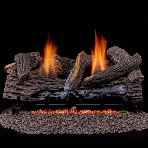 Vista 14 de Duluth Forge DLS-18R-2 Chimenea de doble combustible sin ventilación con troncos y control remoto, uso con gas natural o propano líquido, 30.000