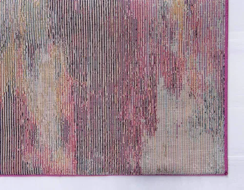 Vista 9 de Unique Loom Chromatic Collection - Alfombra abstracta moderna, colorida y vibrante para decoración de cualquier hogar
