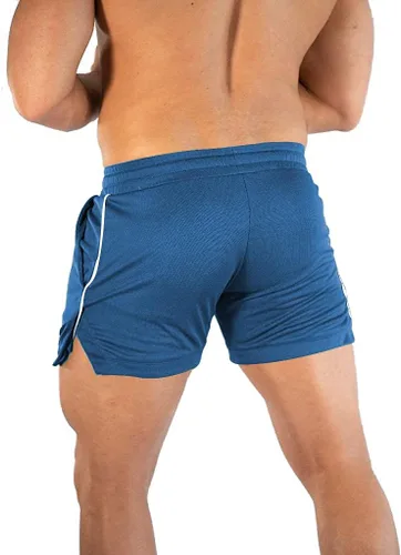 Vista 3 de EVERWORTH Pantalones cortos deportivos para hombre, pantalones cortos de entrenamiento para gimnasio, pantalones cortos casuales para correr