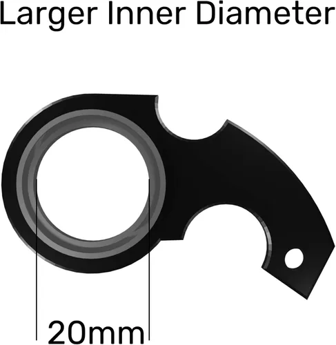 Vista 2 de Karambit Llavero Spinner Fidget Toy - Diámetro interior mejorado de 0.787 in