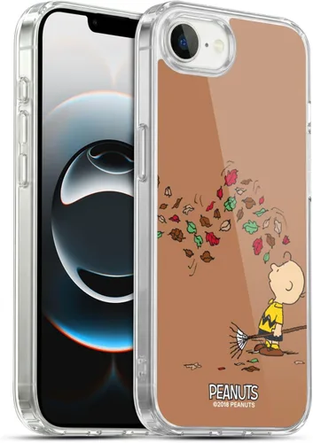 Vista 190 de Head Case Designs Funda de gel suave con licencia oficial de Peanuts Autumn Charlie Brown compatible con Apple iPhone 7 Plus/iPhone 8 Plus