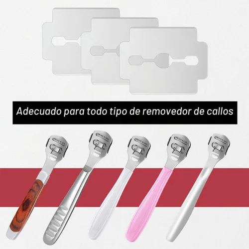 Vista 5 de Mudder - 120 cuchillas de repuesto para afeitadora de callos