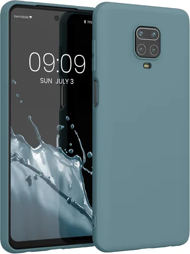 Vista 10 de kwmobile Funda compatible con Xiaomi Redmi Note 9S / 9 Pro / 9 Pro Max - Funda protectora de silicona TPU suave y delgada - Negro mate