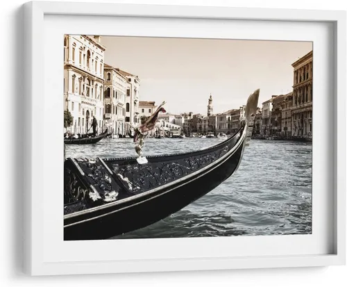 Vista 7 de Canvas Lab Venice 1 by Ariadne Contreras 15 x 11 in Fine Art Framed Print, Frame Color: Black, With Mat