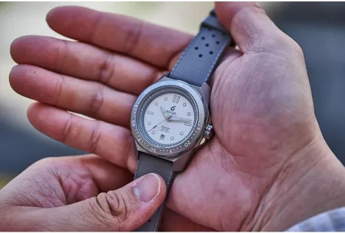 Vista 5 de BOLDR Reloj Odyssey Freediver White Frost, Escarcha Blanca, Moderno