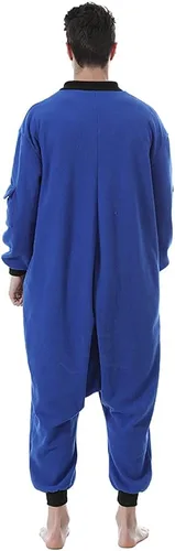 Vista 6 de EraSpooky Pijama unisex de astronauta para adultos, disfraz espacial de una pieza