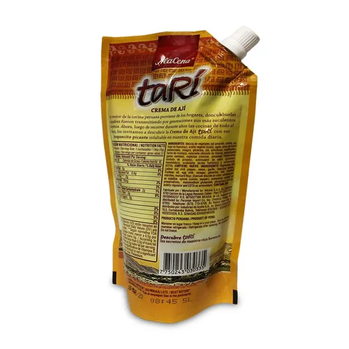 Vista 3 de Alacena Crema De Aji Tari / Salsa Peruana 400 Gr 3pk