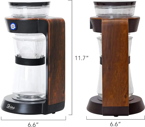 Vista 6 de Tribest Shine Kitchen Co. Autopour SCH-150 - Cafetera automática para verter
