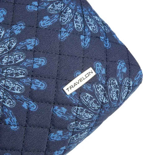 Vista 8 de Travelon Bolso cruzado antirrobo, dos bolsillos, Girasol Geo, Bolso cruzado clásico antirrobo