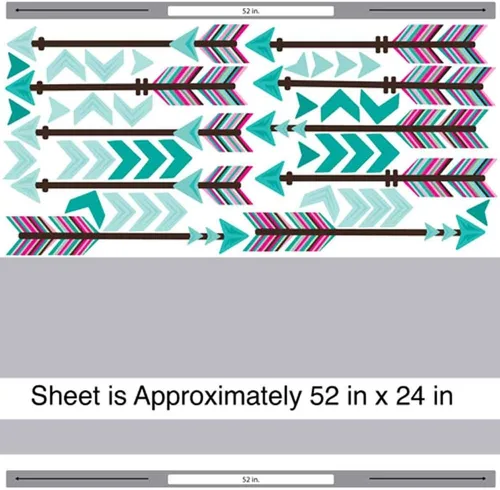 Vista 2 de Bright Flecha Flecha – Kit de calcomanía decorativo para pared calcomanía decorativo para pared por chromantics