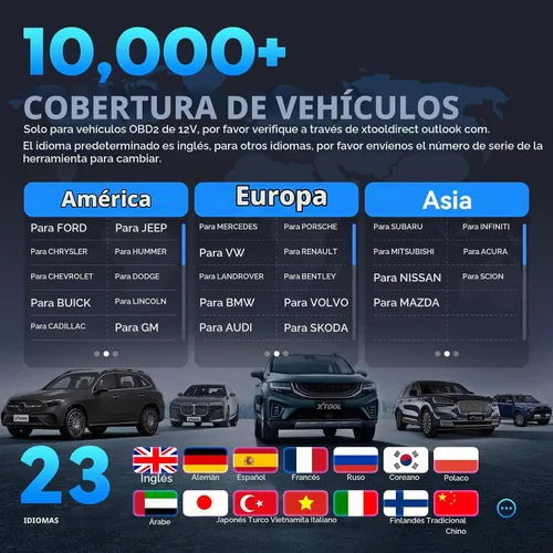 Vista 9 de XTOOL El sistema completo 30 de la herramienta de diagnóstico del escáner