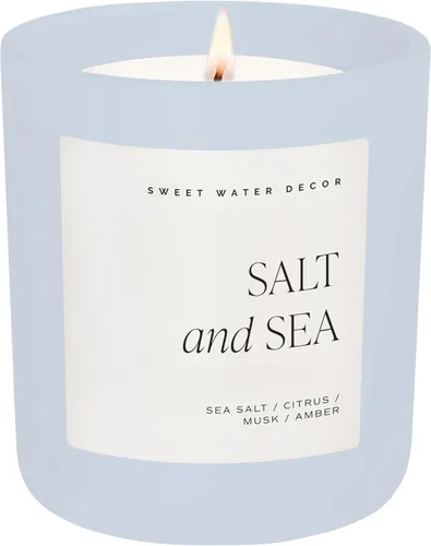 Vista 12 de Sweet Water Decor Palo Santo - Vela de pachulí – Clavo de soja, vainilla, pachulí, vela de spa perfumada de madera de cedro para el hogar, tarro