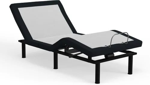 Vista 3 de Blissful Nights Twin XL e3 Base de Marco de Cama Ajustable con Inclinación de Cabeza y Pie, Control Remoto Inalámbrico, Fácil Montaje, Garantía