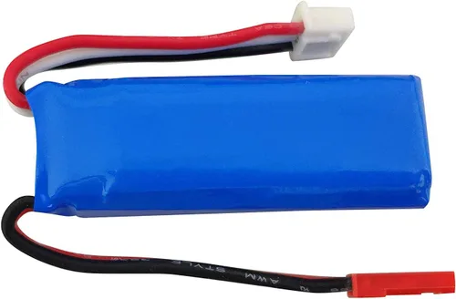 Vista 5 de sea jump 3 unids 7.4V 450mAh batería de litio con 1to3 convertidor de carga para wltoys K969 K979 K989 K999 P929 P939 284131 alta velocidad control