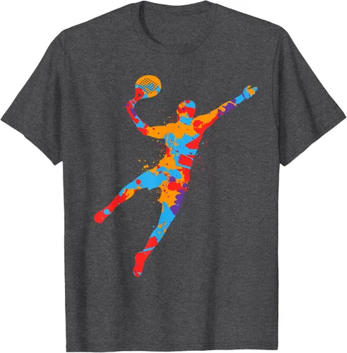 Vista 28 de Playera de Padel Playera Colorida Plataforma Tenis Paddleball Niños Camiseta de Padel