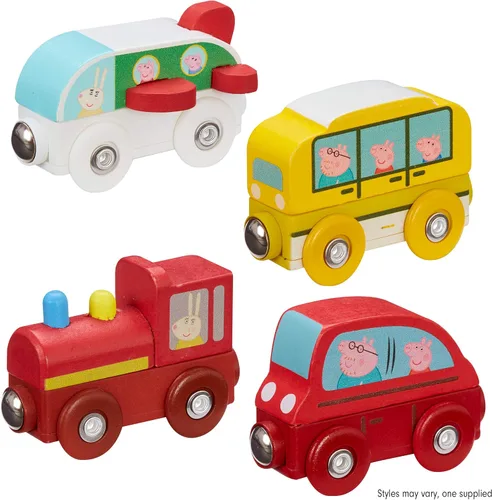 Vista 7 de Peppa Pig 07215 Mini Vehículos de Madera Los Estilos Pueden Variar