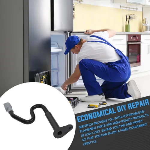Vista 6 de W10619951 Tubo de drenaje para refrigerador compatible con Whirlpool, May-tag, Kenmore – Reemplaza: 2887289 W10210987 W10210988 W10309238 W10344401