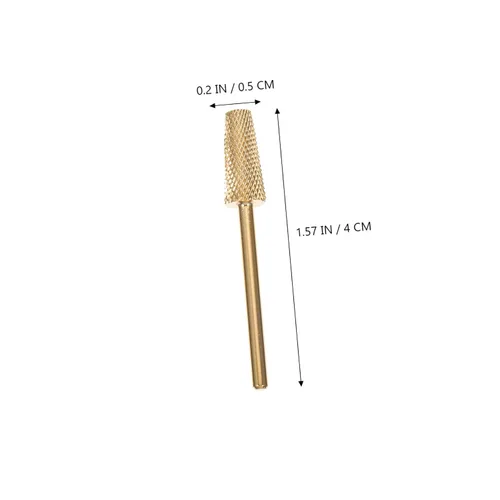 Vista 4 de Beavorty 2pcs Nail Art Drill Machine Nail Drill Multi-Purpose Grinding Head Glass Plastic Metal