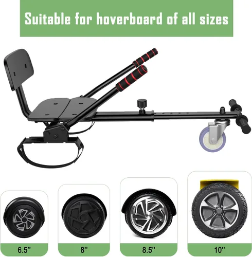 Vista 4 de CBD Patinete con luces LED Corlorful, ruedas de 6.5 pulgadas, scooter doble de 300 W para niños, niñas, niños y adultos, todas las edades